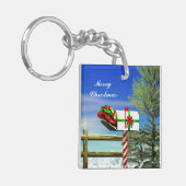 Kerstbrievenbus Sleutelhanger (Voorkant Links)