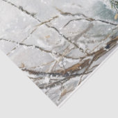 Kerstbrievenbus Tissuepapier (Detail)