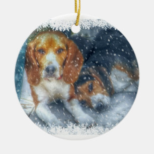 Kerstbroers Keramisch Ornament