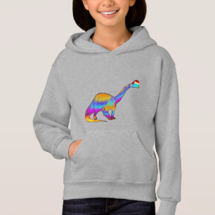 KerstBrontosaurus Funny Colorful Dinosaur
