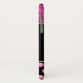 kerstbrood Girl Pink Glitter Monogram Case-Mate iPhone Case (Achterkant/links)