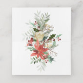 Kerstbruiloft met plattegrond (Binnenkant ongevouwen)