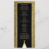 kerstbruiloft programma (Achterkant)