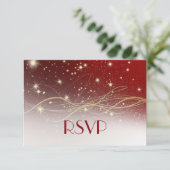kerstbruiloft RSVP (Staand voorkant)