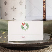 Kerstbruiloft, visitekaartje, Kaart