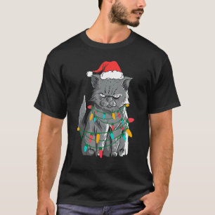 Kerstbruinkat Ugly Sweater Costume T-shirt