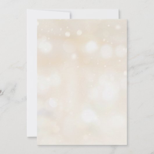 Kerstbrunch en bruisende feestuitnodiging kaart (Achterkant)