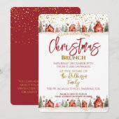 Kerstbrunch Kaart (Voorkant / Achterkant)