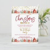 Kerstbrunch Kaart (Staand voorkant)