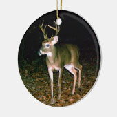 Kerstbuck Deer Keramisch Ornament (Links)