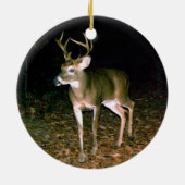 Kerstbuck Deer Keramisch Ornament (Achterkant)