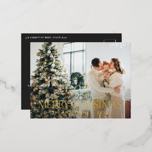Kerstbudget botanisch elegante herten bloemmotief folie feestdagen briefkaart
