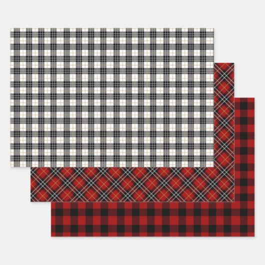 kerstbuffels met inlooppapier inpakpapier vel (Set)