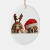 KerstBulldog Ornament (Rechts)