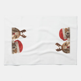 KerstBulldogs Kitchen Towel Theedoek