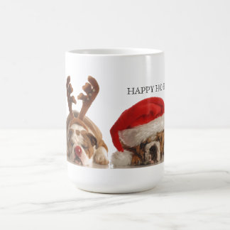 Kerstbulldogs Koffiemok