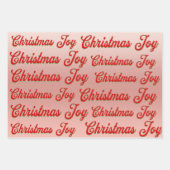 Kerstbundel van drie verschillende inpakpapier vel (Voorkant 3)