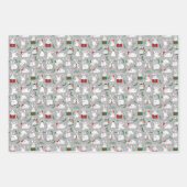 kerstBunnies Inpakpapier Vel (Voorkant 3)