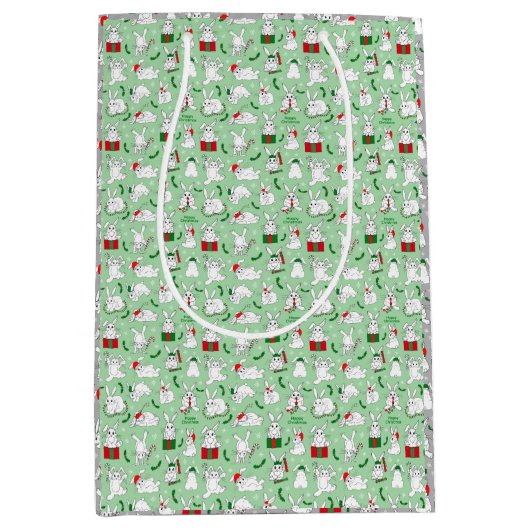 kerstBunnies Medium Cadeauzakje (Voorkant)