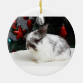 KerstBunny Keramisch Ornament (Achterkant)