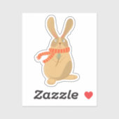 KerstBunny Sticker (Vel)