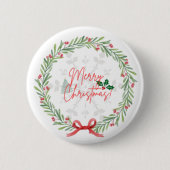 kerstButton Ronde Button 5,7 Cm (Voorkant)