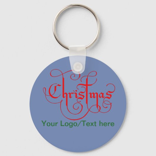 kerstButton Sleutelhanger (Voorkant)