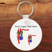 kerstButton Sleutelhanger (Voorkant)
