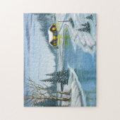 Kerstcabine Legpuzzel (Verticaal)