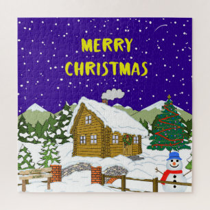 Kerstcabine Legpuzzel