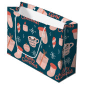 Kerstcaca Groot Cadeauzakje (Voorkant Gekanteld)