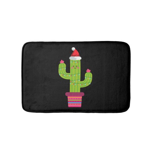 Kerstcactus Badmat (Voorkant)