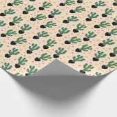 Kerstcactus Cadeaupapier (Hoek)