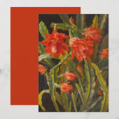 kerstcactus | Christelijk Möllback Feestdagenkaart (Voorkant / Achterkant)