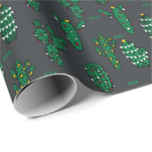 Kerstcactus kerstkool cadeaupapier (Rol Hoek)