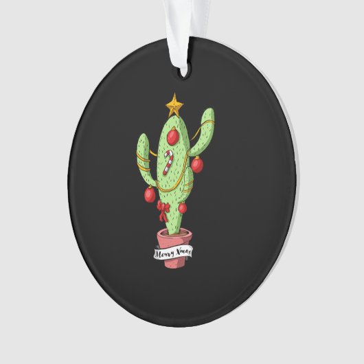 kerstcactus ornament (voorkant)
