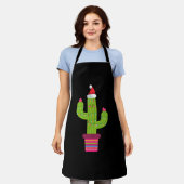 Kerstcactus Schort (Gedragen)