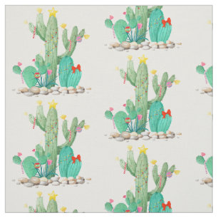 Kerstcactus Zuidwest Woestijn Aquarel Stof