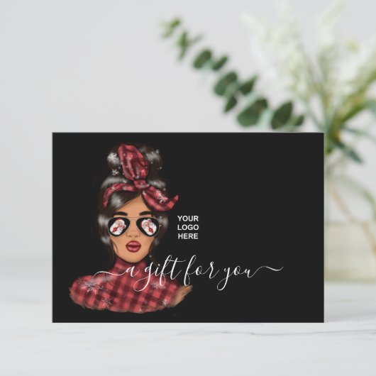 kerstcadeau (Staand voorkant)