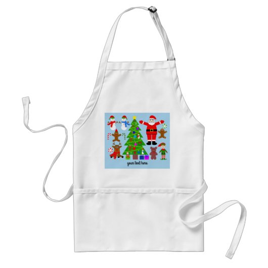 kerstcadeau #3 Apron Standaard Schort (Voorkant)