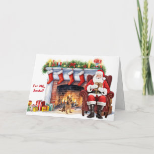 Kerstcadeau Australische Terrier-hond Kerstmis Feestdagen Kaart