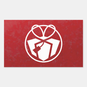 kerstcadeau Avatar Rechthoekige Sticker