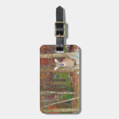 kerstcadeau bagagelabel (Voorkant verticaal)