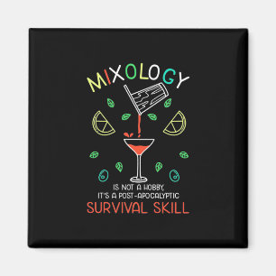 Kerstcadeau Bartender Mixologist Magneet