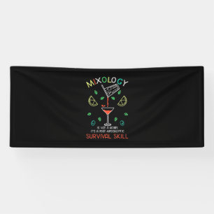 Kerstcadeau Bartender Mixoloog Spandoek