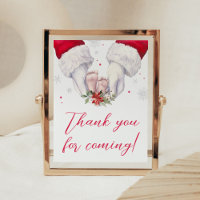 Kerstcadeau Bedankt voor uw komst