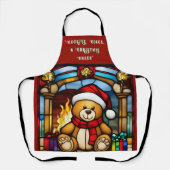 Kerstcadeau Beer Schort (Voorkant)