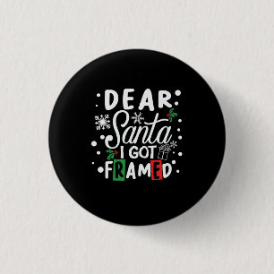 Kerstcadeau, beste kerstman, ik heb een fragment g ronde button 3,2 cm