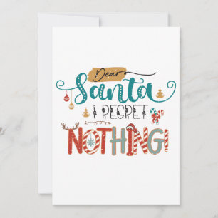 Kerstcadeau Beste Kerstman Ik Heb Geen Spijt Kaart