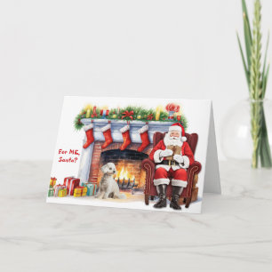 Kerstcadeau Bichon Frise Hond Kerstmis Feestdagen Kaart